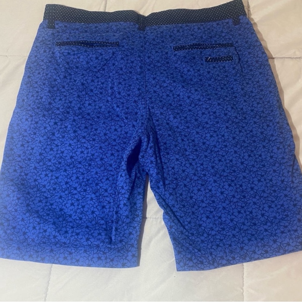 Blue Patterned Shorts - Picture 2 of 2
